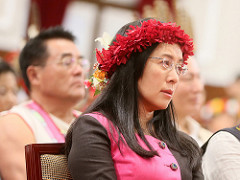 Legislator Chen Ying at the ceremony.