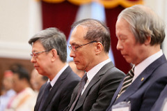 Vice President Chen Chien-jen and Premier Lin Chuan. 